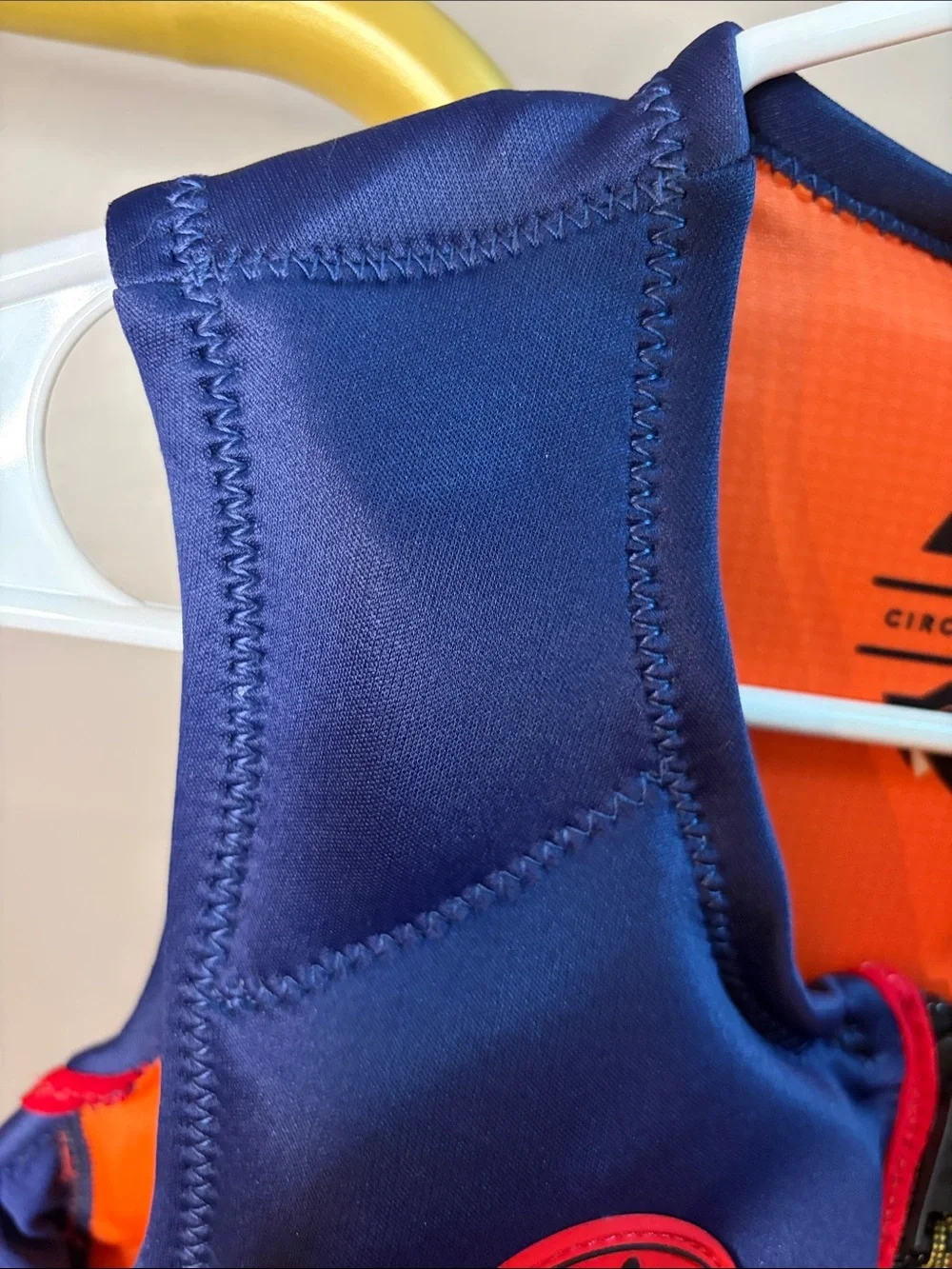 Body Glove- Kids Overboard Neoprene Life Vest - Navy with Yellow & Red Accents - Picture 9 of 16